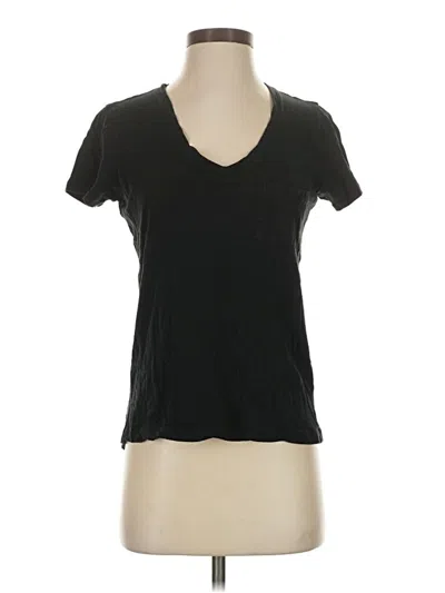 Pre-owned Madewell Short Sleeve T-shirt In Black