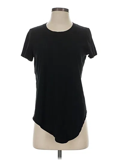 Pre-owned Madewell Short Sleeve T-shirt In Black