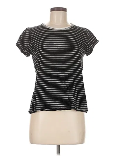 Pre-owned Madewell Short Sleeve T-shirt In Black