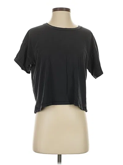 Pre-owned Madewell Short Sleeve T-shirt In Black