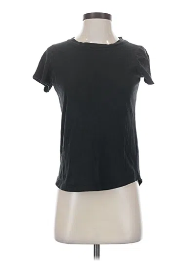 Pre-owned Madewell Short Sleeve T-shirt In Black
