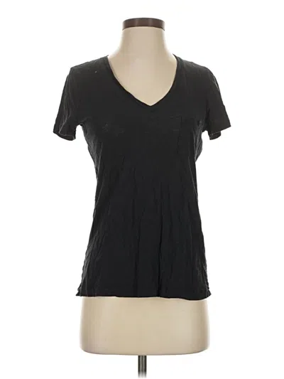Pre-owned Madewell Short Sleeve T-shirt In Black