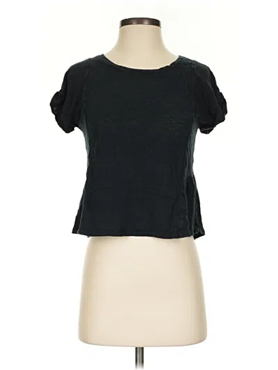 Pre-owned Madewell Short Sleeve T-shirt In Black