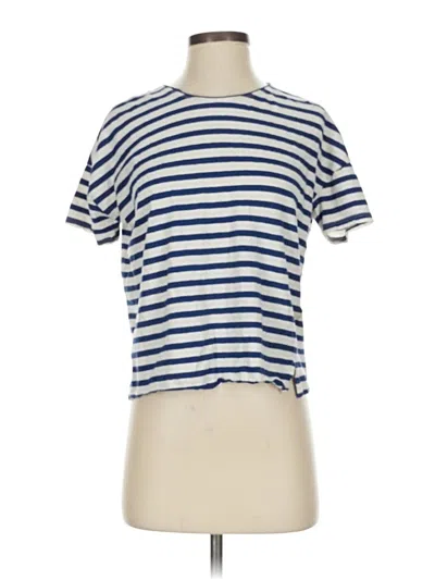 Pre-owned Madewell Short Sleeve T-shirt In Blue
