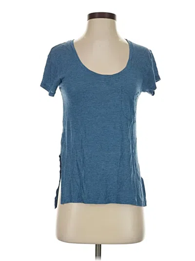 Pre-owned Madewell Short Sleeve T-shirt In Blue