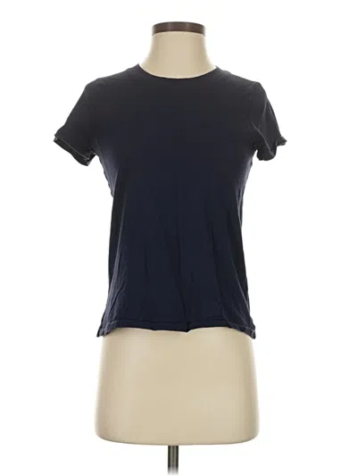 Pre-owned Madewell Short Sleeve T-shirt In Blue