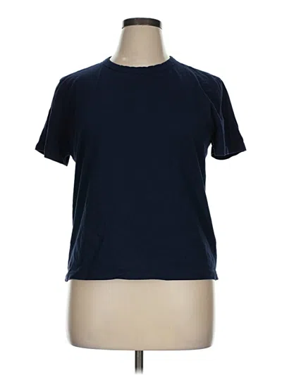 Pre-owned Madewell Short Sleeve T-shirt In Blue