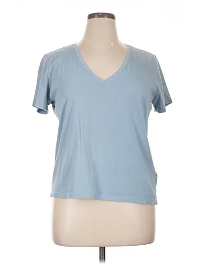 Pre-owned Madewell Short Sleeve T-shirt In Blue
