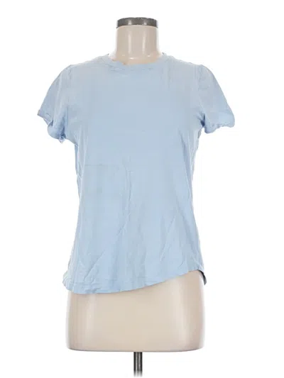 Pre-owned Madewell Short Sleeve T-shirt In Blue