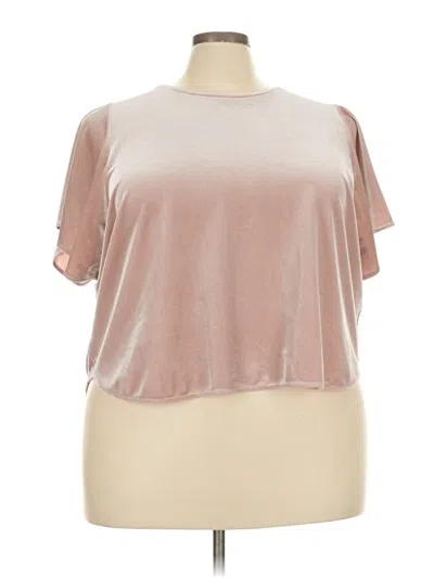 Pre-owned Madewell Short Sleeve T-shirt In Brown