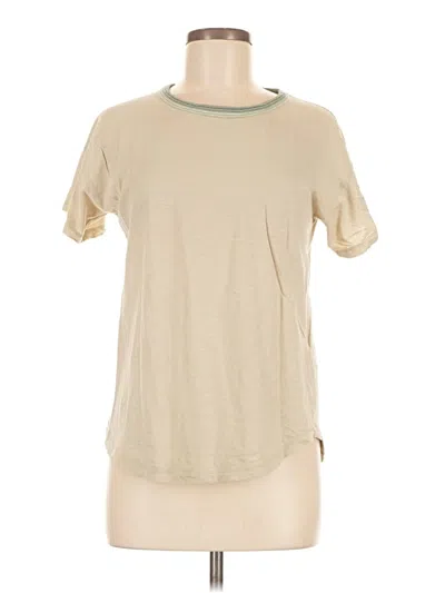 Pre-owned Madewell Short Sleeve T-shirt In Brown