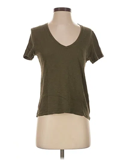 Pre-owned Madewell Short Sleeve T-shirt In Brown
