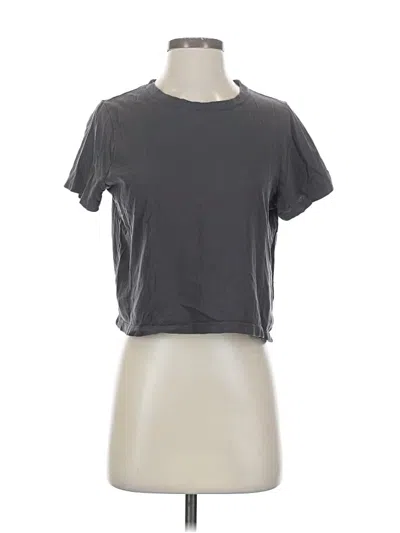 Pre-owned Madewell Short Sleeve T-shirt In Gray