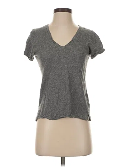 Pre-owned Madewell Short Sleeve T-shirt In Gray