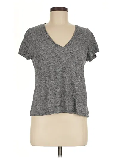 Pre-owned Madewell Short Sleeve T-shirt In Gray