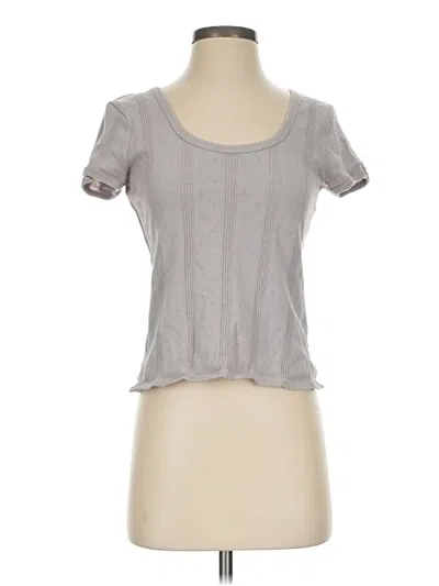 Pre-owned Madewell Short Sleeve T-shirt In Gray