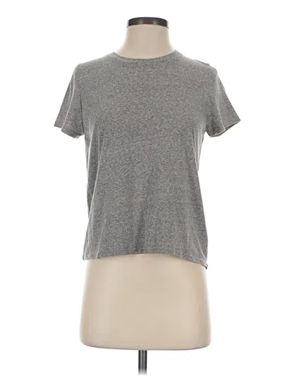 Pre-owned Madewell Short Sleeve T-shirt In Gray