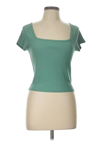 Pre-owned Madewell Short Sleeve T-shirt In Green