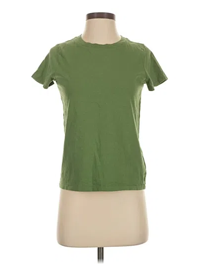 Pre-owned Madewell Short Sleeve T-shirt In Green