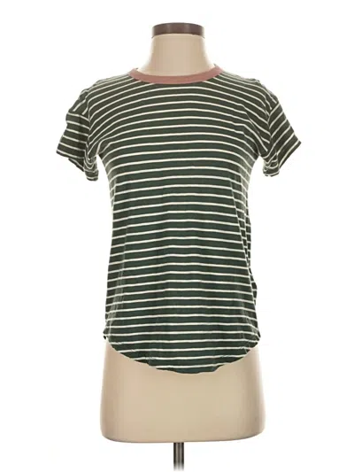 Pre-owned Madewell Short Sleeve T-shirt In Green