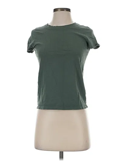 Pre-owned Madewell Short Sleeve T-shirt In Green