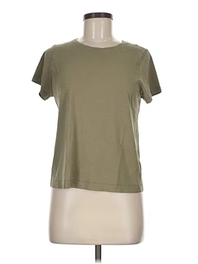 Pre-owned Madewell Short Sleeve T-shirt In Green