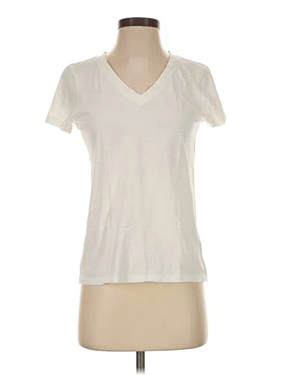 Pre-owned Madewell Short Sleeve T-shirt In Ivory