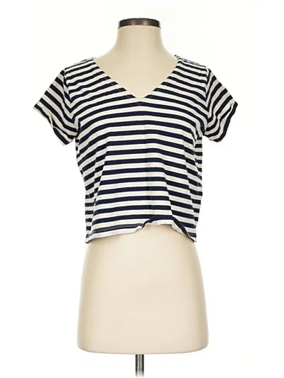 Pre-owned Madewell Short Sleeve T-shirt In Ivory