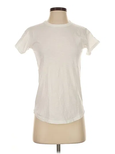 Pre-owned Madewell Short Sleeve T-shirt In Ivory