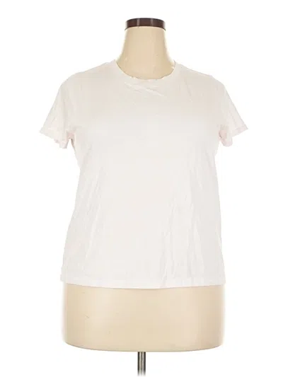 Pre-owned Madewell Short Sleeve T-shirt In Ivory