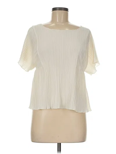 Pre-owned Madewell Short Sleeve T-shirt In Ivory