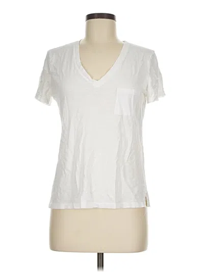 Pre-owned Madewell Short Sleeve T-shirt In Ivory