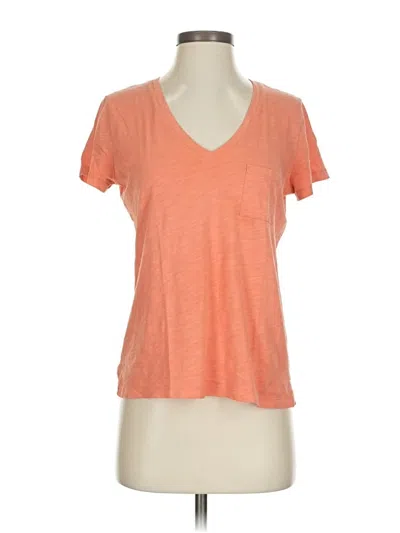 Pre-owned Madewell Short Sleeve T-shirt In Orange