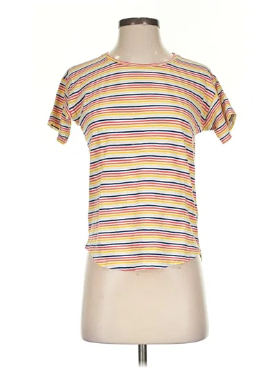 Pre-owned Madewell Short Sleeve T-shirt In Orange