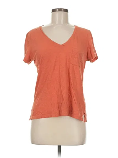 Pre-owned Madewell Short Sleeve T-shirt In Orange