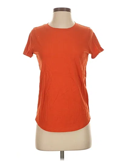Pre-owned Madewell Short Sleeve T-shirt In Orange