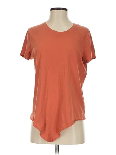Pre-owned Madewell Short Sleeve T-shirt In Orange