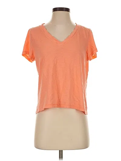 Pre-owned Madewell Short Sleeve T-shirt In Orange