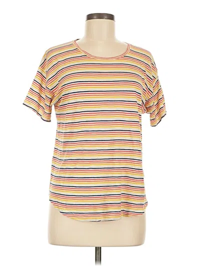 Pre-owned Madewell Short Sleeve T-shirt In Orange