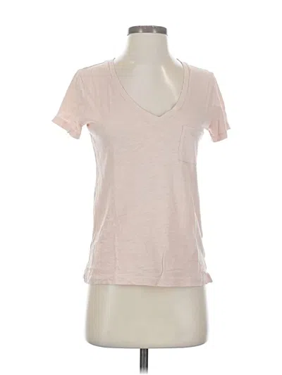 Pre-owned Madewell Short Sleeve T-shirt In Pink