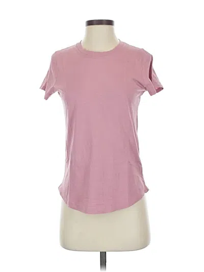 Pre-owned Madewell Short Sleeve T-shirt In Pink