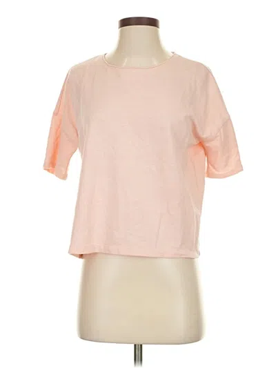 Pre-owned Madewell Short Sleeve T-shirt In Pink