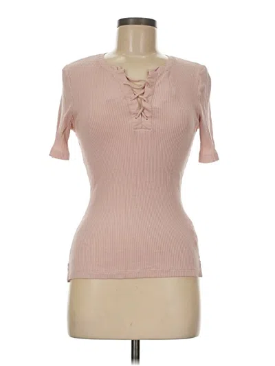Pre-owned Madewell Short Sleeve T-shirt In Pink