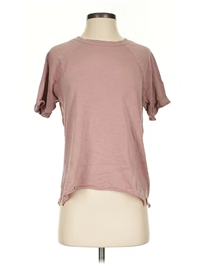 Pre-owned Madewell Short Sleeve T-shirt In Pink