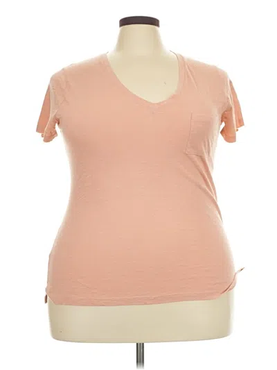 Pre-owned Madewell Short Sleeve T-shirt In Pink