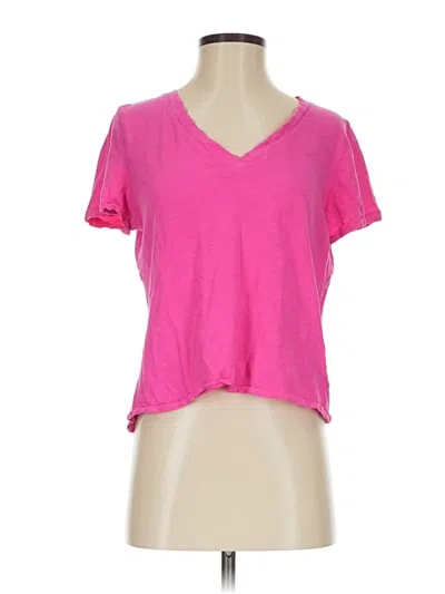 Pre-owned Madewell Short Sleeve T-shirt In Pink