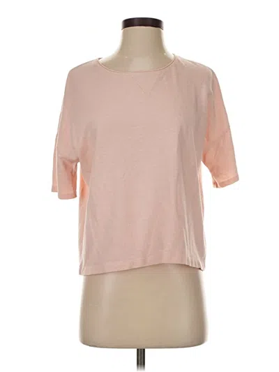 Pre-owned Madewell Short Sleeve T-shirt In Pink