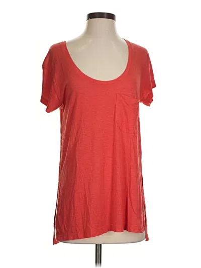 Pre-owned Madewell Short Sleeve T-shirt In Red