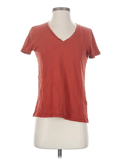 Pre-owned Madewell Short Sleeve T-shirt In Red