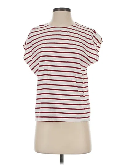 Pre-owned Madewell Short Sleeve T-shirt In Red